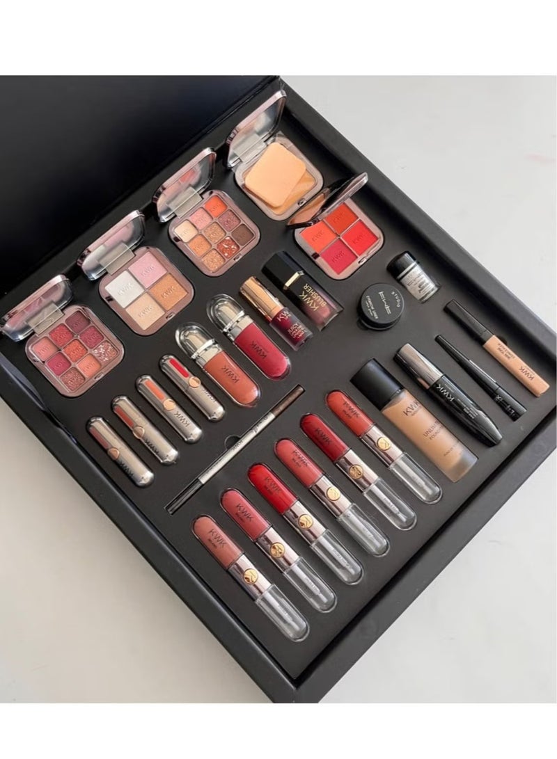 كيه دابليو كيه طقم فاخر وفخم مكياج ستوديو 19 قطعه متعدده الاستخدام - Image 2